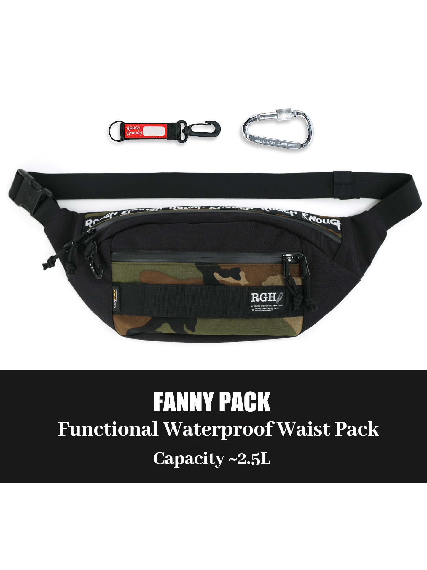 Fishing Backpack - RGH Camo Taktik Fonksiyonel Bel Çantası
