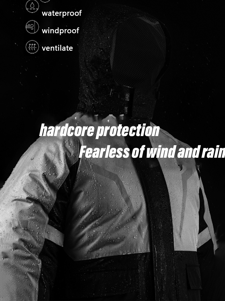 Fishing Rain Suit - Fırtına motosiklet yağmurluk su geçirmez yağmurluk