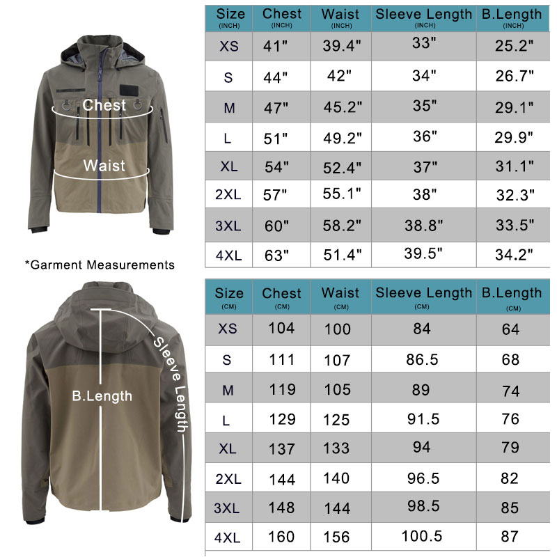 Balıkçılık sığ ceketler 4-Ply  - Fishing Jacket Waterproof incelemesi ve fiyatı